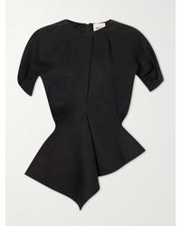 KHAITE - Rumi Linen-Blend Blouse - Lyst