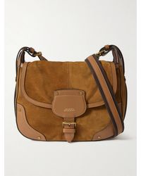 Isabel Marant - Sac Porté Épaule En Daim À Finitions En Cuir Et À Clous Sierra - Lyst