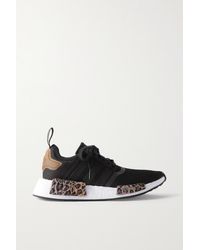 adidas Originals Nmd R1 Primeblue Sneakers Mit Leopardenprint Und Gummibesätzen - Weiß