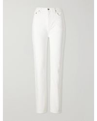 Loulou de Saison - Jude Organic Mid-Rise Straight-Leg Jeans - Lyst