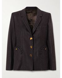 Blazé Milano - Akira Blazer Aus Einer Woll-Kaschmirmischung Mit Nadelstreifen - Lyst