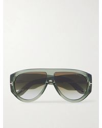 Tom Ford - Bronson D-Frame Tortoiseshell Acetate Sunglasses - Lyst