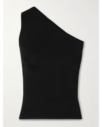 Nili Lotan - Vivianne One-Shoulder Stretch-Knit Tank - Lyst