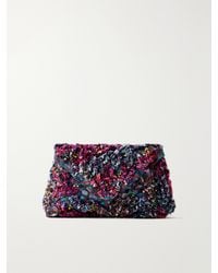 Dries Van Noten - Bead-Embellished Embroidered Clutch - Lyst
