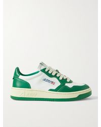 Autry - Medalist Low Two-Tone Leather Sneakers - Lyst