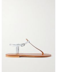 K. Jacques - Picon Sandalen Aus Metallic-Leder - Lyst