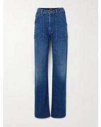 Mother - The Patch Maven High-Rise Wide-Leg Jeans - Lyst