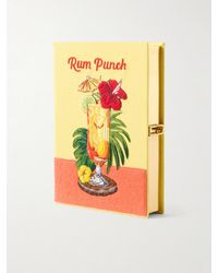 Olympia Le-Tan - Rum Punch Appliquéd Embroidered Canvas Clutch - Lyst