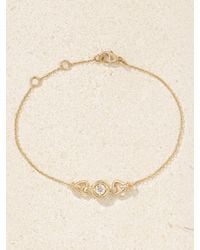 STONE AND STRAND - Silvia Armband Aus 14 Karat Mit Diamanten - Lyst