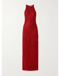 Clio Peppiatt - Mimosa Embellished Stretch-Mesh Gown - Lyst