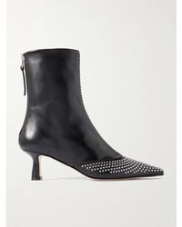 Aeyde - Sila Studded Leather Ankle Boots - Lyst