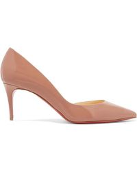 Christian Louboutin Iriza 70 Patent-leather Court Shoes - Multicolour