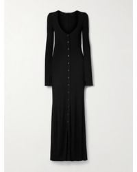 Proenza Schouler - Athena Ribbed-Knit Maxi Dress - Lyst