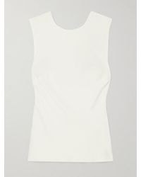 St. Agni - Open-Back Lenzing Lyocell And Ecovero-Blend Twill Top - Lyst