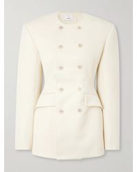 Wardrobe NYC - Rhw Doppelreihiges Minikleid Aus Twill - Lyst