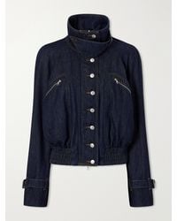 Dries Van Noten - Cropped Denim Jacket - Lyst