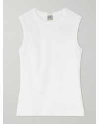 Flore Flore - Esmé Ribbed Organic Cotton-Jersey Tank - Lyst