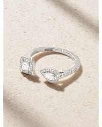 Messika - My Twin Toi & Moi 18-Karat Diamond Ring - Lyst