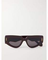 Loewe - Small Butterfly Screen Oversized D-Frame Acetate Sunglasses - Lyst