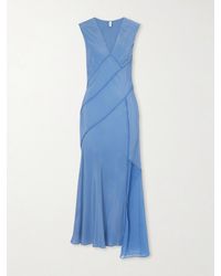 SIR. - Elin Paneled Crepe De Chine Gown - Lyst