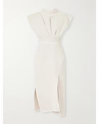 Maticevski - Pageant Paneled Crepe Midi Dress - Lyst