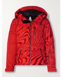 Aztech Mountain - Minnie Nuke Hooded Printed Quilted Down Ski Jacket - Lyst