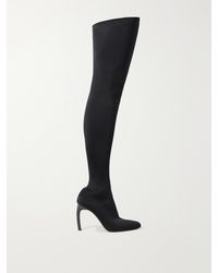 Victoria Beckham - Harlow 100 Stretch-Jersey Over-The-Knee Boots - Lyst