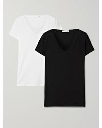 Skin - Net Sustain Set Of Two Organic Pima Cotton-Jersey T-Shirts - Lyst