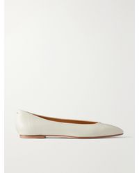 Aeyde - Ellie Leather Ballet Flats - Lyst
