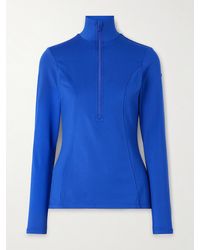 Goldbergh - Serena Stretch Recycled-Jersey Half-Zip Top - Lyst