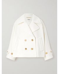 Chloé - Wool-Blend Double-Breasted Coat - Lyst