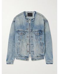 R13 - Distressed Denim Jacket - Lyst