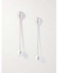 Loren Stewart - Remier Sterling Pearl Earrings - Lyst