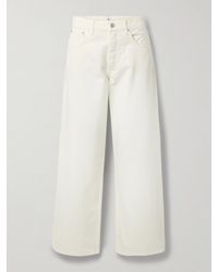 Anine Bing - Jean Droit Taille Haute En Coton Recyclé Manon - Lyst