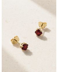 STONE AND STRAND - 10-Karat Garnet Earrings - Lyst
