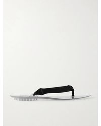 Alaïa - Invisible Jelly Satin-Trimmed Sandals - Lyst