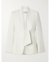 Max Mara - Ghiotto Tie-Front Cady Blazer - Lyst
