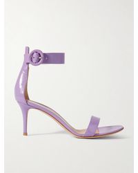 Gianvito Rossi - Portofino 70 Leather Sandals - Lyst