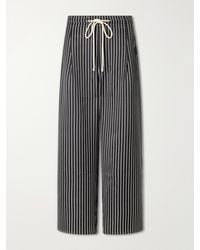 Maria McManus - Balloon Drawstring Habotai Wide-Leg Pants - Lyst