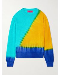The Elder Statesman - Tranquility Pullover Aus Kaschmir Mit Batikmuster - Lyst