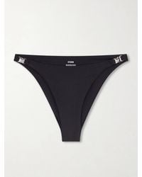STAUD - Espa Embellished Bikini Briefs - Lyst