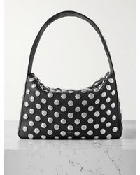 KHAITE - Elena Schultertasche Aus Strukturiertem Leder Mit Nieten - Lyst