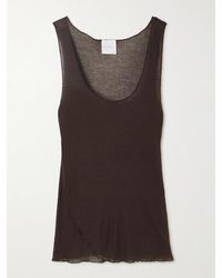 Deiji Studios - Recycled Ribbed-Knit Tank - Lyst