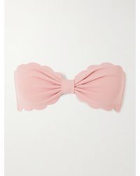Marysia Swim - Antibes Recycled-Seersucker Bikini Top - Lyst