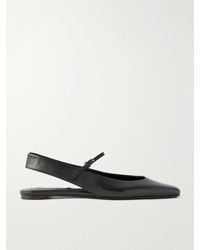 TOTEME - Leather Mary Jane Slingback Ballet Flats - Lyst