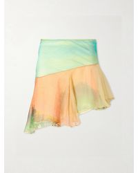 Donde Esteban - Formentera Silk Mini Skirt - Lyst