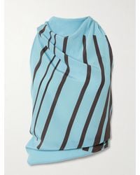 SIR. - Rioja Embellished Striped Silk-Crepe Halterneck Top - Lyst