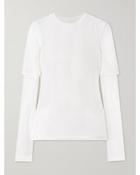 Jil Sander - Set Of Three Cotton-Jersey Tops - Lyst