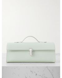 SAVETTE - Slim Symmetry Leather Tote - Lyst