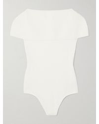 KHAITE - Basile Knitted Bodysuit - Lyst